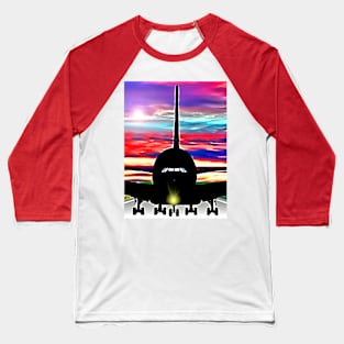 Airplane Baseball T-Shirt